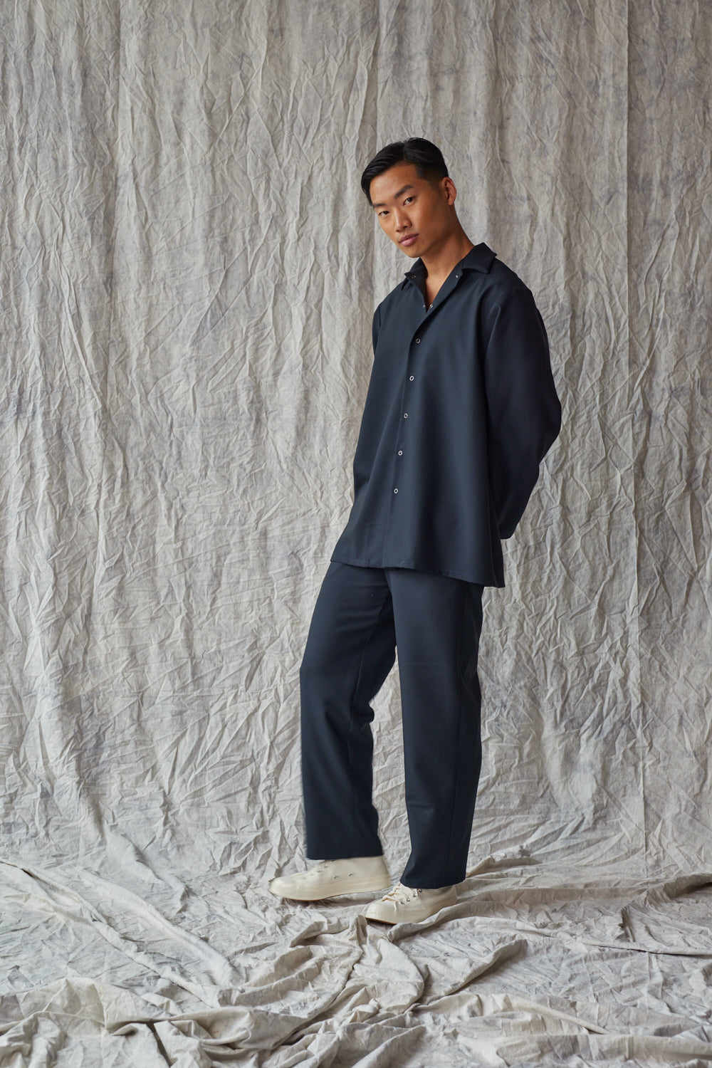 Column Pant - Midnight