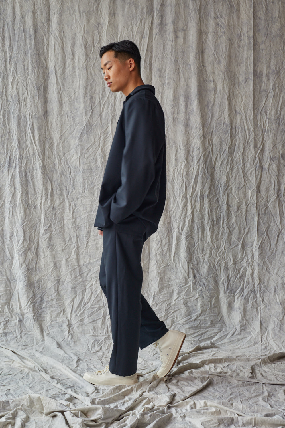 Column Pant - Midnight