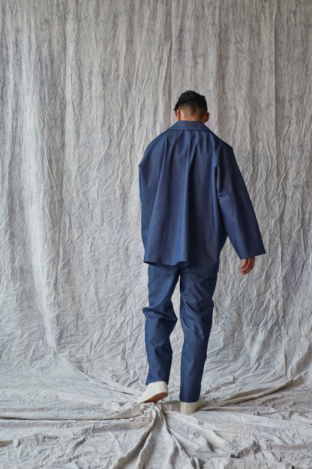 Oversized Shirt Jacket - Organic Denim