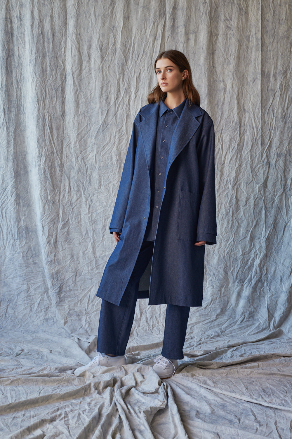 Overcoat - Organic Denim