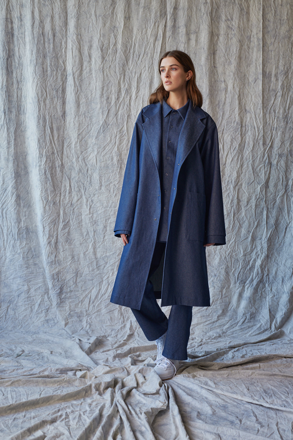 Overcoat - Organic Denim