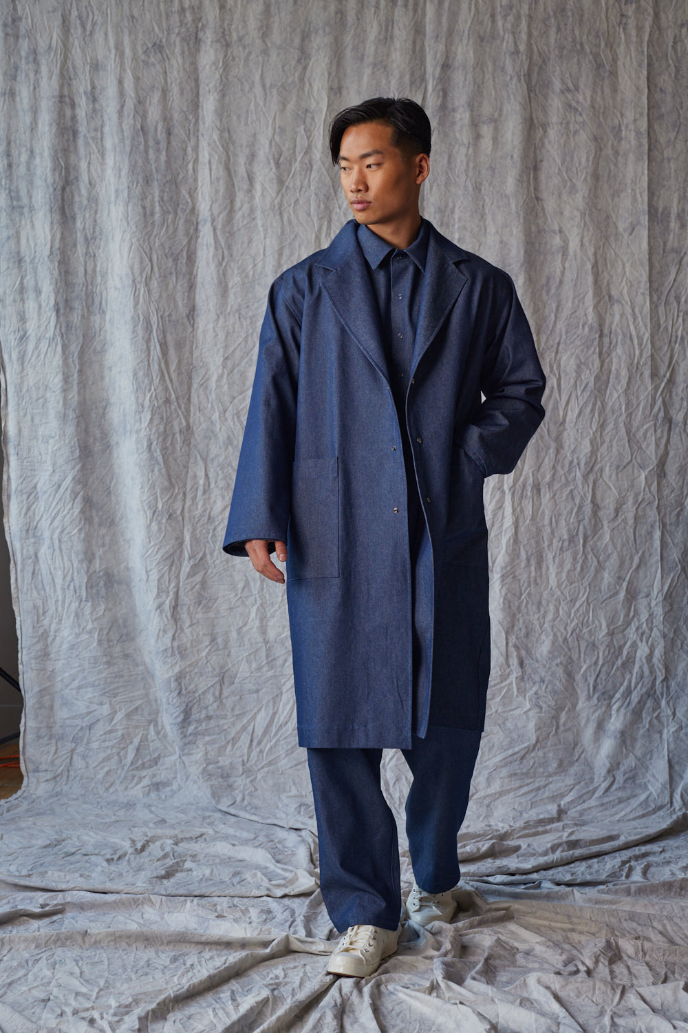 Overcoat - Organic Denim