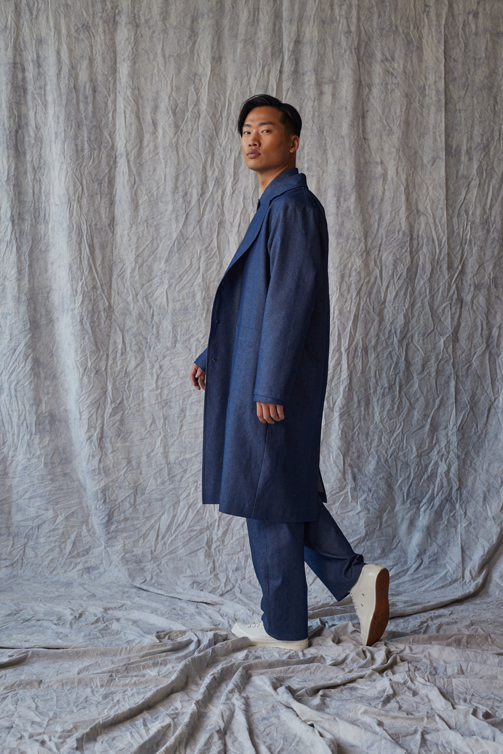 Overcoat - Organic Denim