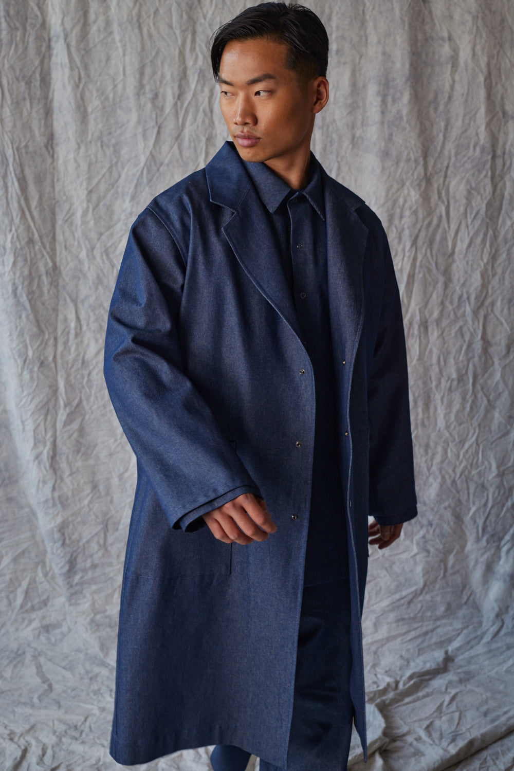 Overcoat - Organic Denim