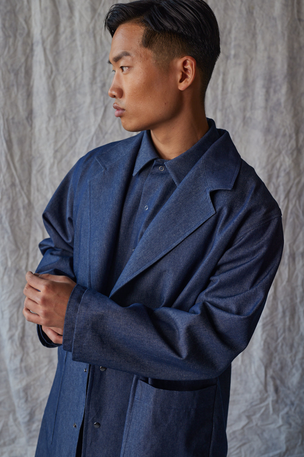 Overcoat - Organic Denim