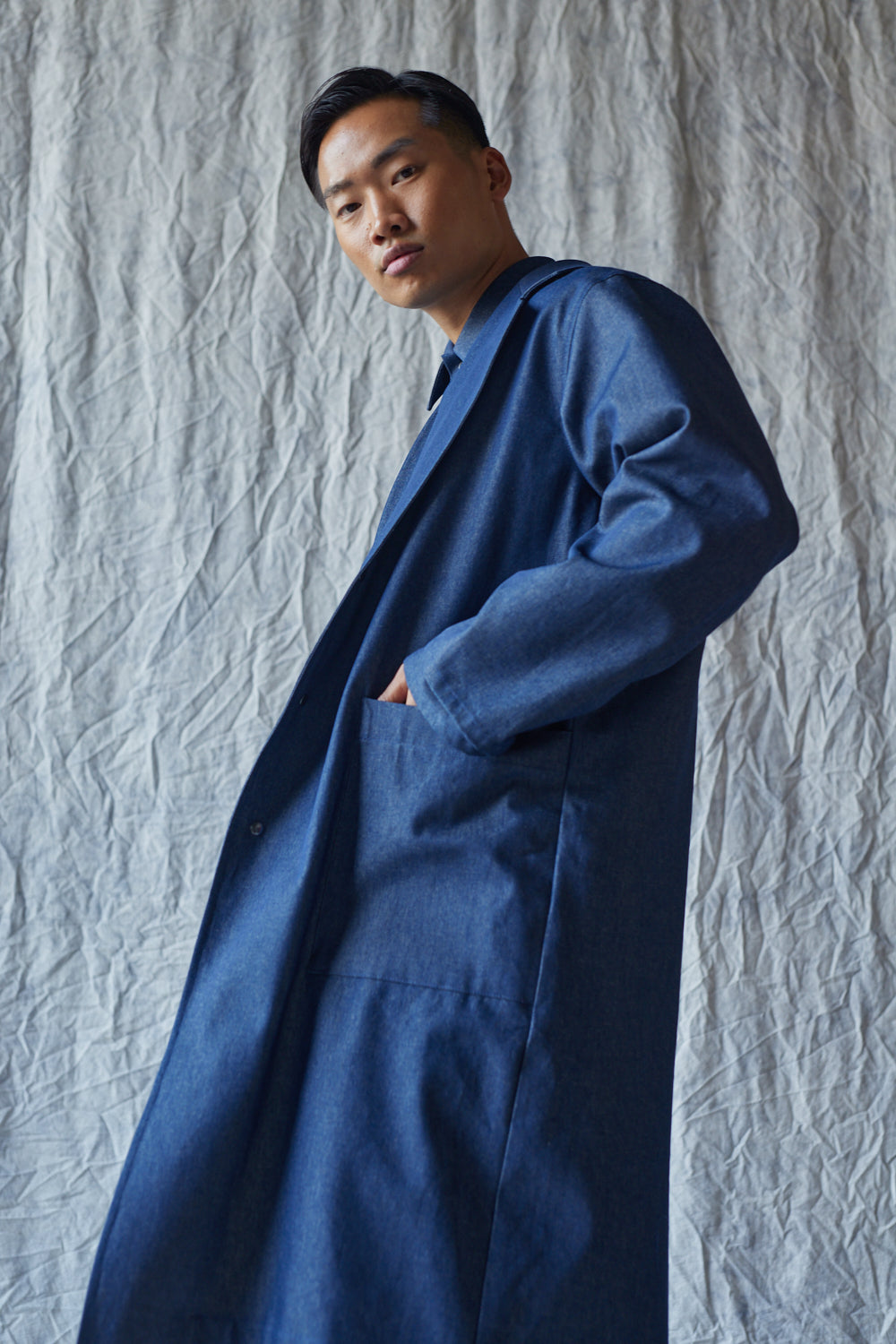 Overcoat - Organic Denim