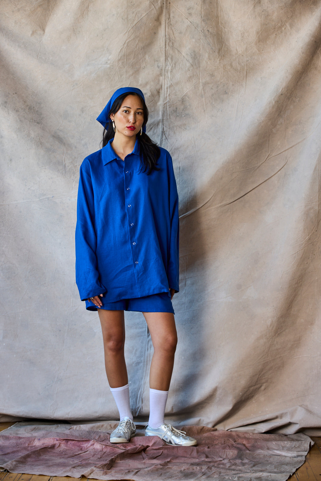 Unisex Snap Shirt - Lapis