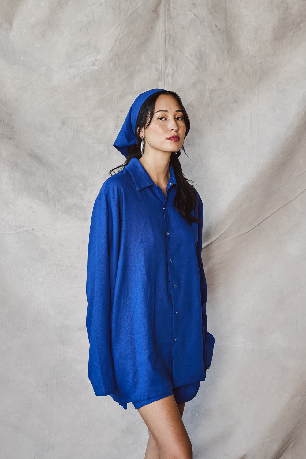 Unisex Snap Shirt - Lapis