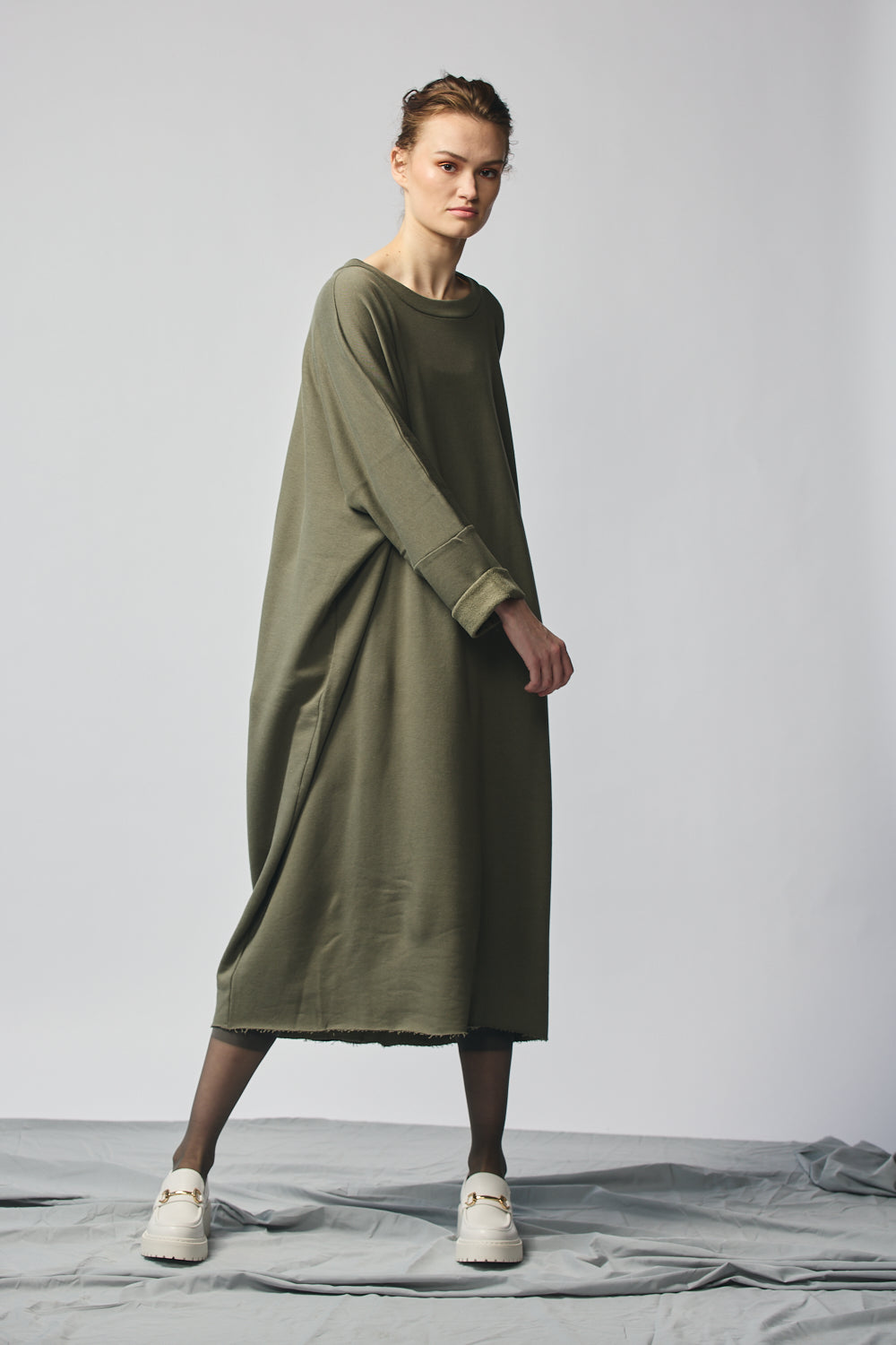 Pullover hot sale sweatshirt dress